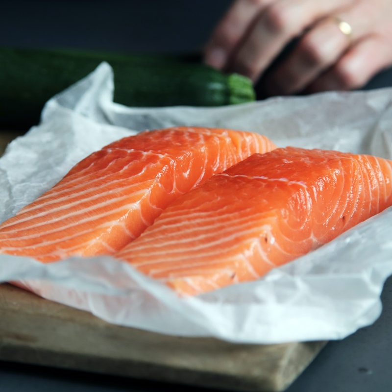 Salmon fillets