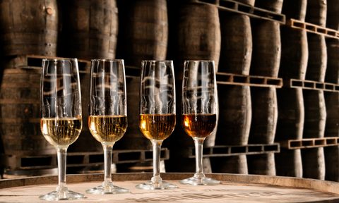 Santa Teresa rum flight.