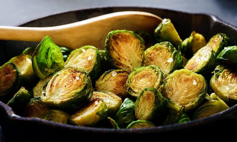 Roasted Brussels sprouts