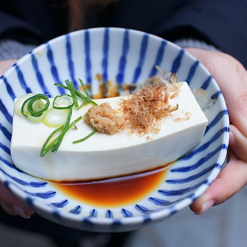 Marinated tofu