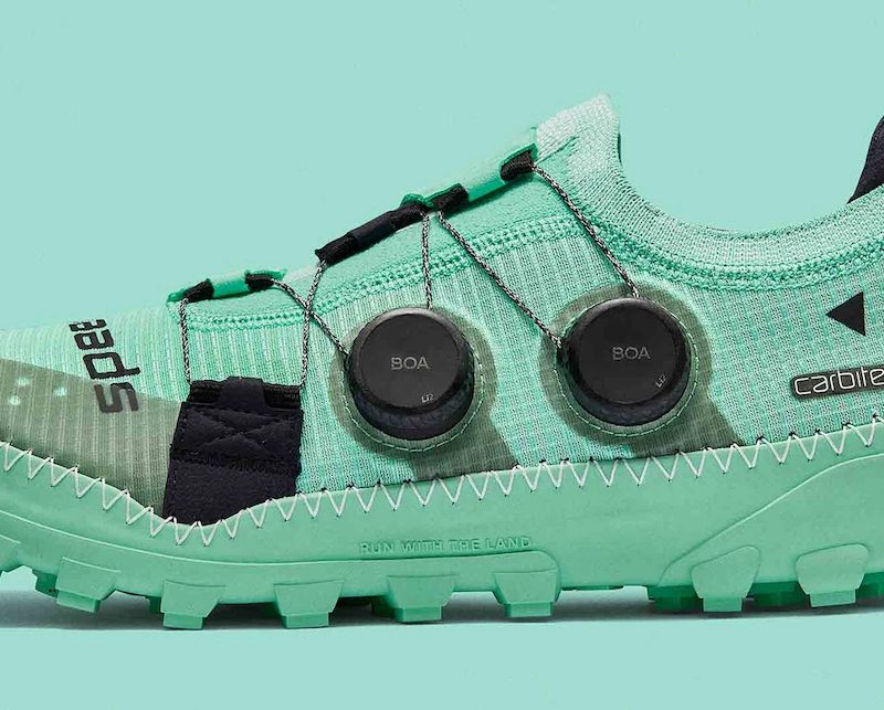 side view of the Speedland SPDX Train Sneakers.