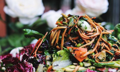 Plant-based noodle salad