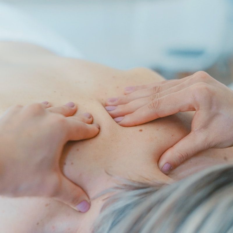 Back massage.