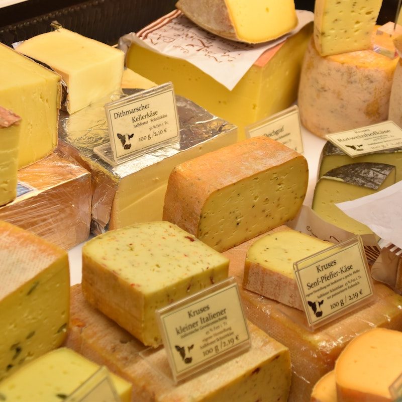 Gourmet cheeses