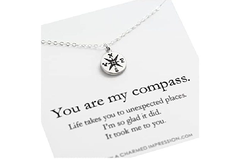 You Are My Compass Necklace.