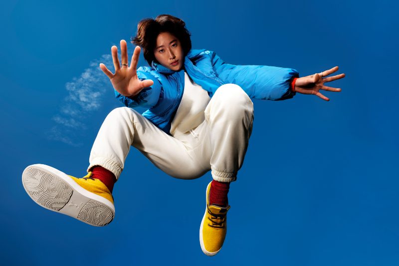 YY Nation's Spectra Merino Shoe in yellow.