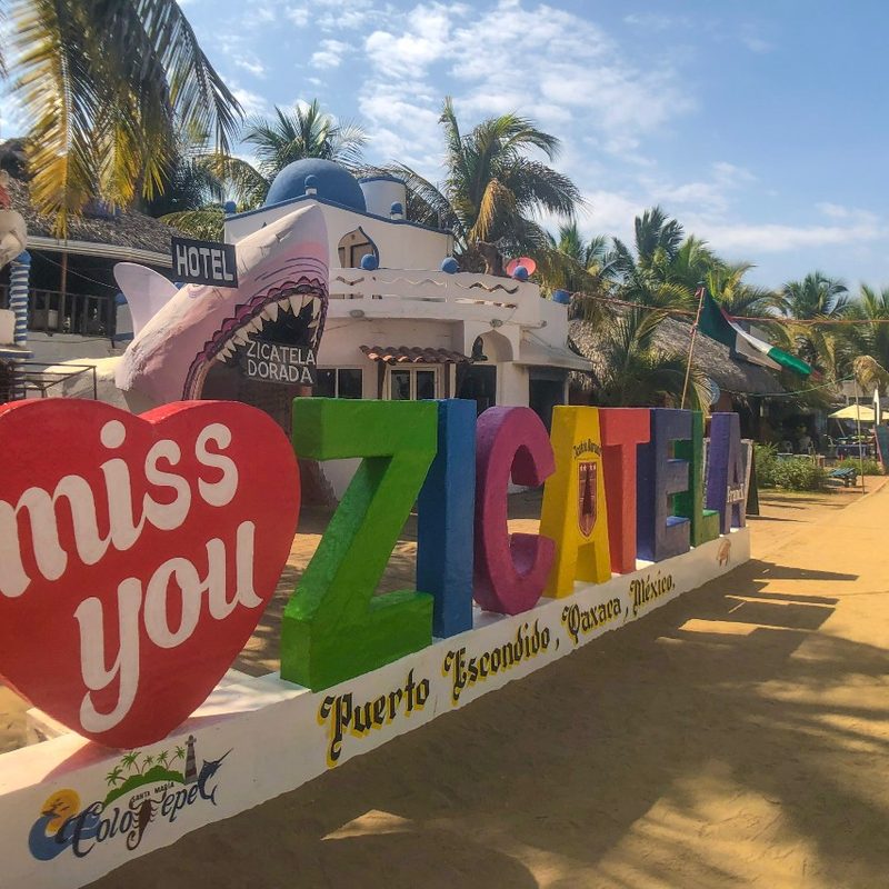 Party at Zicatela Beach in Puerto Escondido.
