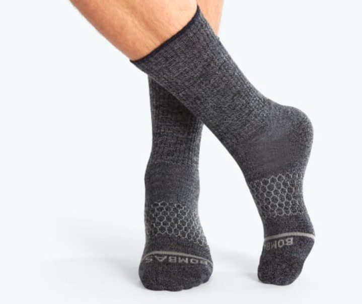 Bombos Wool blend socks on feet