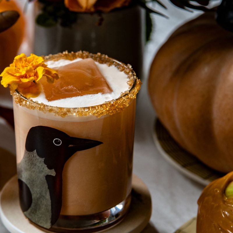 Apple Fizz cocktail.