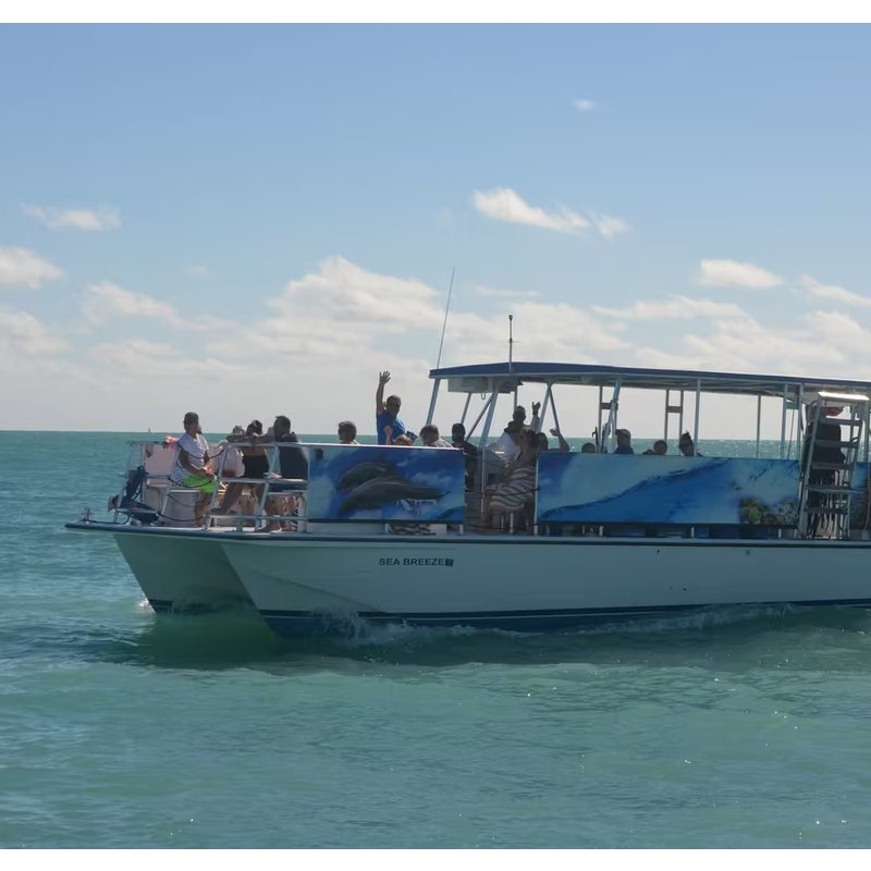 Barefoot Billy boat cruises open water