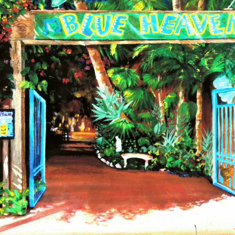 Painting of Blue Heaven Restaurant