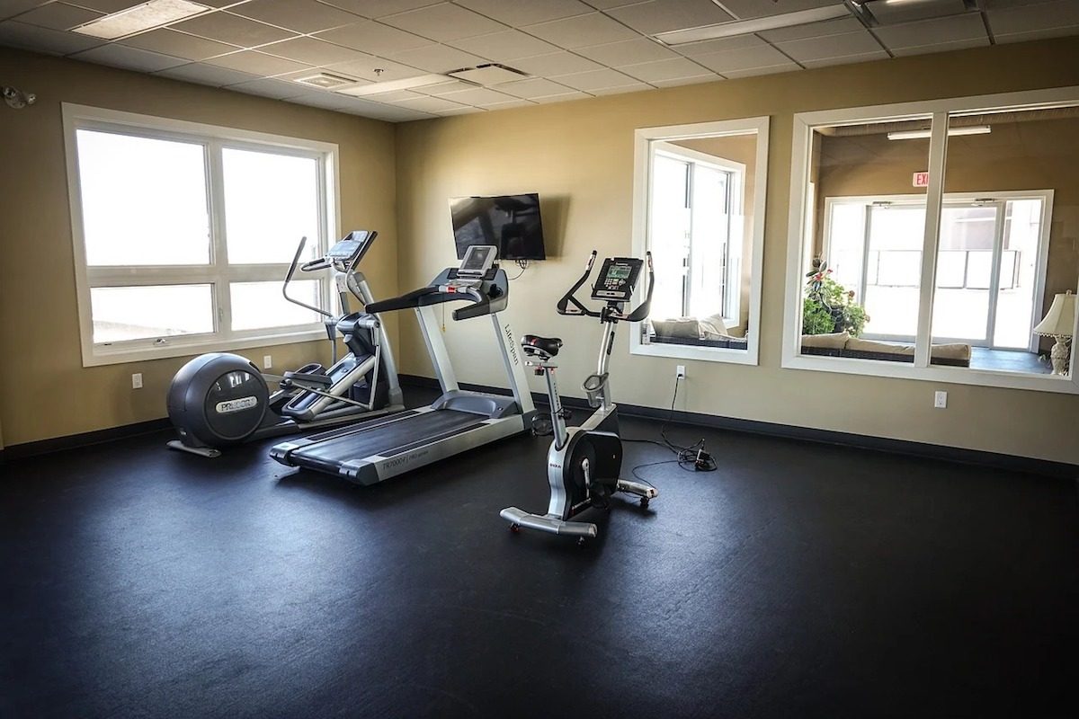 Treadmill and exercise bike