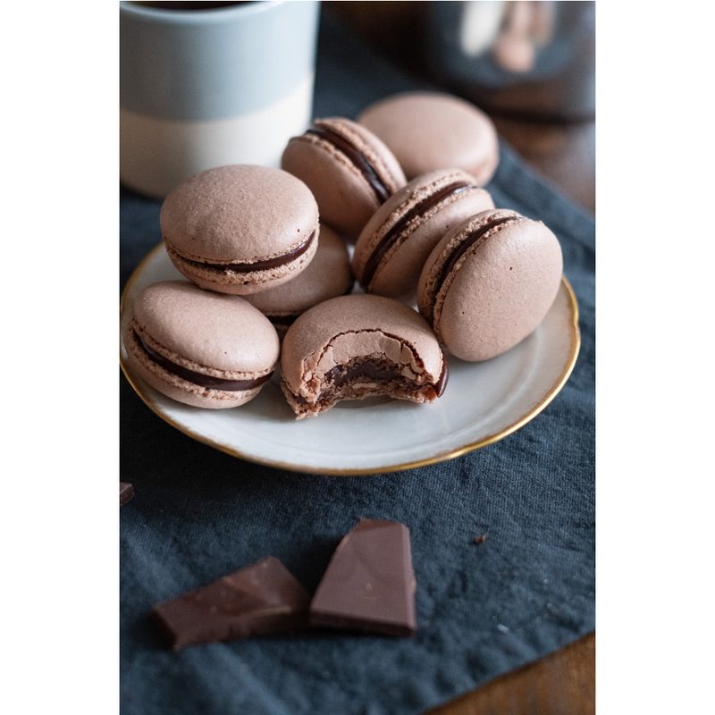 Chocolate Macarons