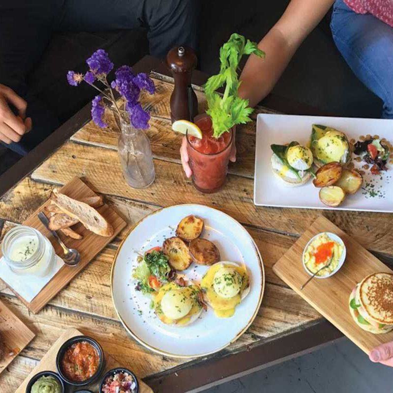 Brunch plates at Citizen Cafe
