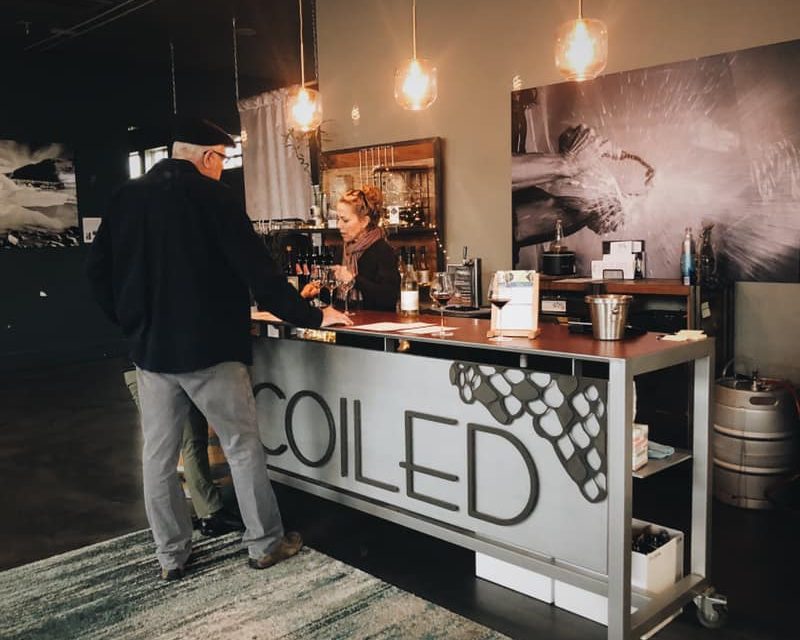 Coiled Wines tasting.