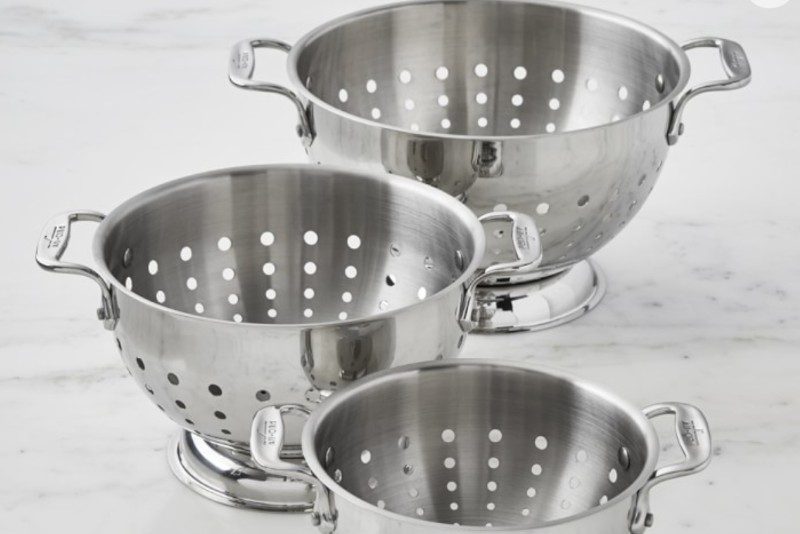 All Clad Colanders, Set of 3