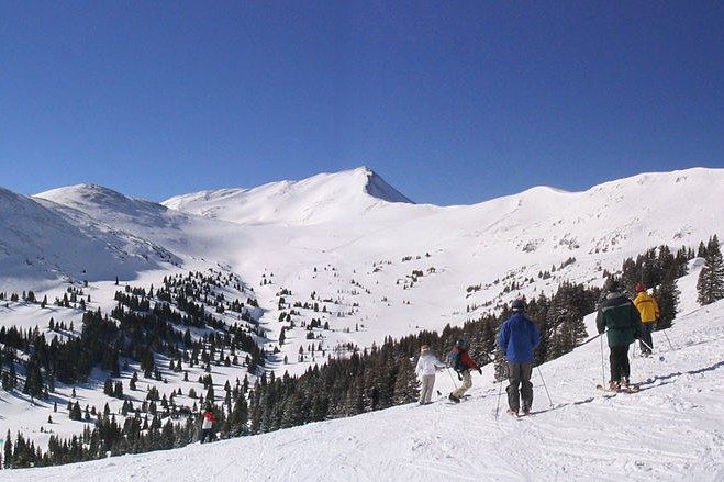 Skier at Copper Mountain, Colorado