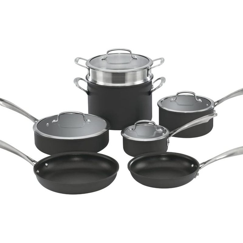 Cuisinart Hard-Anodized 11-Piece Set.