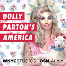 Dolly Parton's America podcast logo.