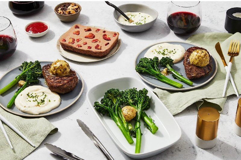 Factor foods keto Valentine's Day meal.