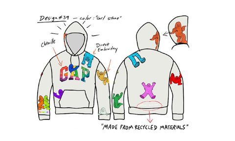 A Gap and Frank Ape-designed hoodie, which will be available to exclusive NFT owners.