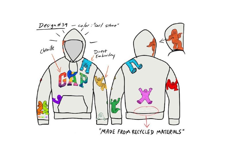 A Gap and Frank Ape-designed hoodie, which will be available to exclusive NFT owners.