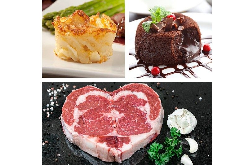 Heart shaped ribeye.