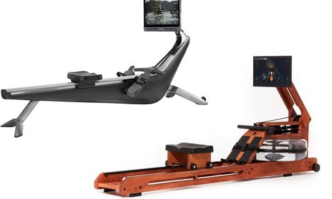 Hydrow and Ergatta rowing machines.