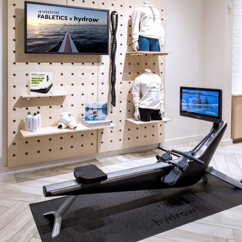 Gorgeousd Hydrow machine for rowing.