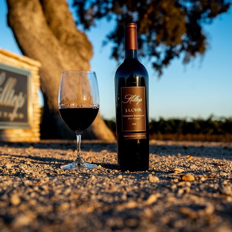 J. Lohr wine bottle.