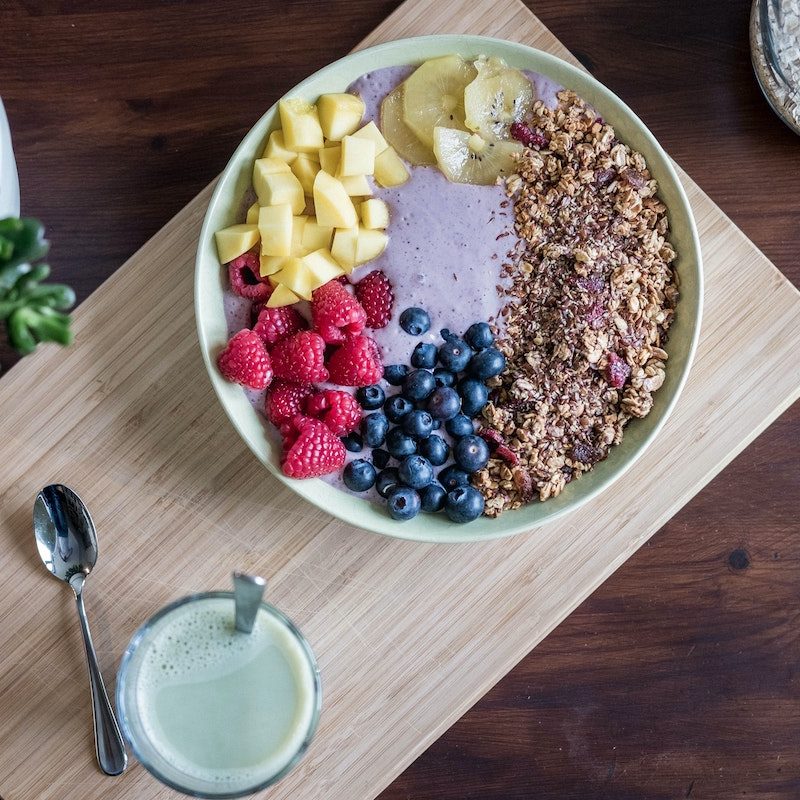 Gluten-free yogurt bowl with fruit