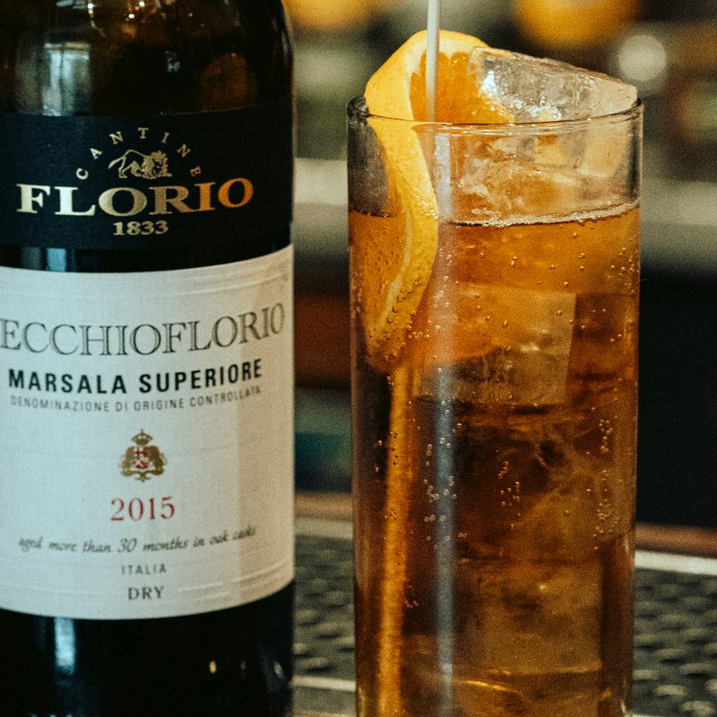 Marsala and tonic