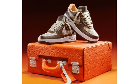Nike x Louis Vuitton Air Force 1's.