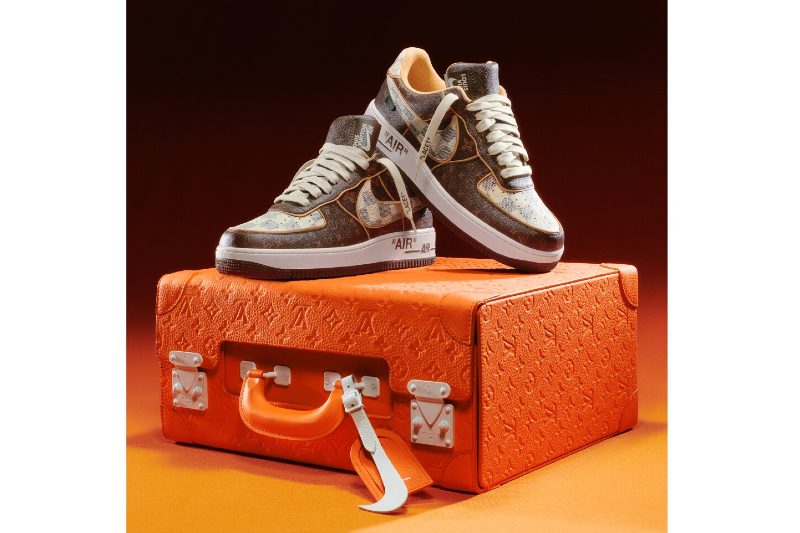 Nike x Louis Vuitton Air Force 1's.