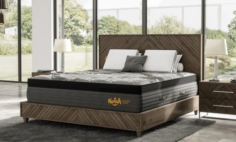 The 15-inch Nolah Evolution mattress in the bedroom.