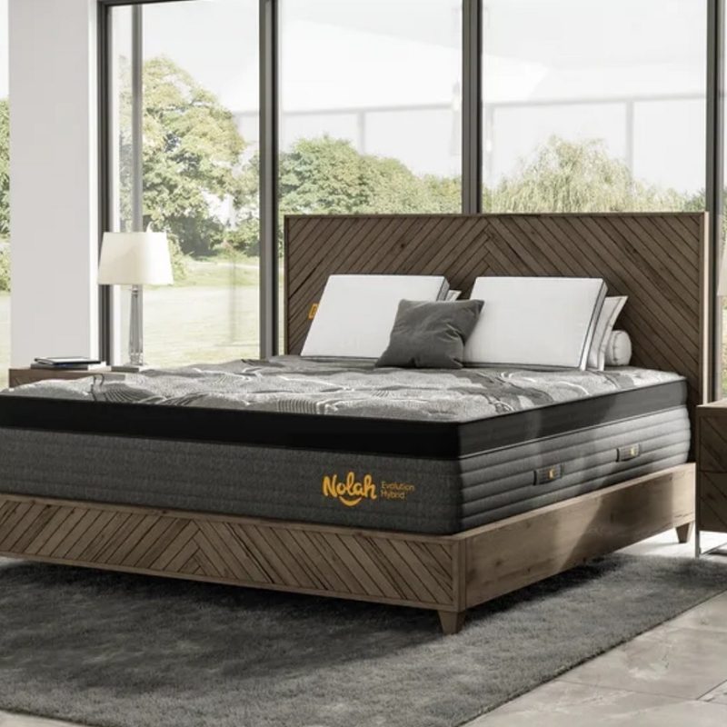 The 15-inch Nolah Evolution mattress in the bedroom.