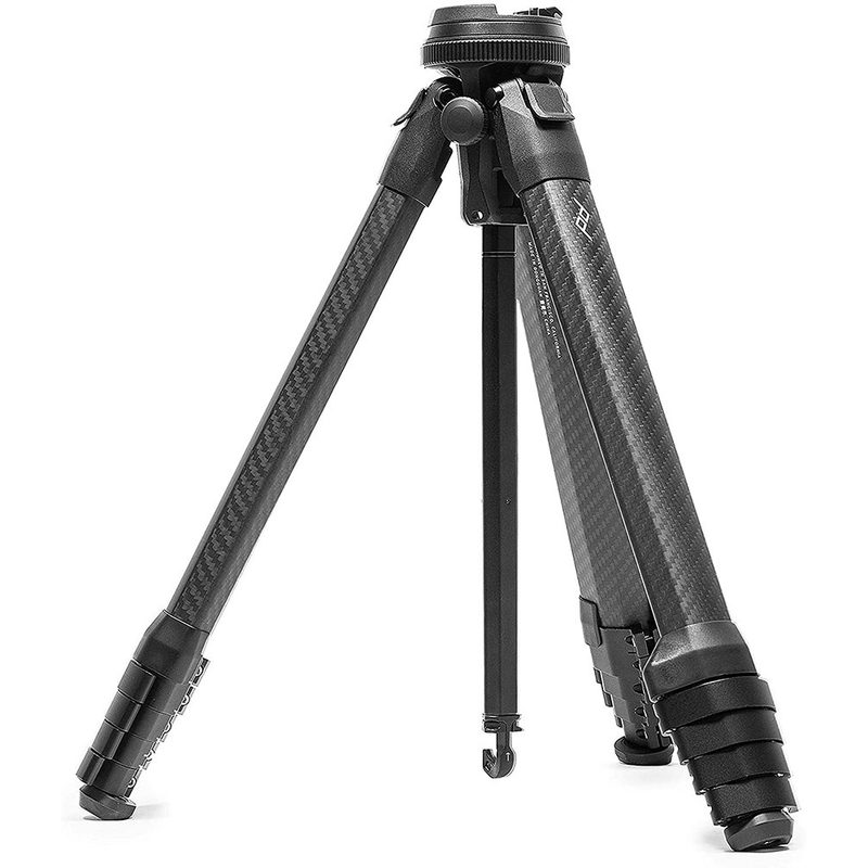 Peak Design Carbon Fiber Travel Tripod on a white background.