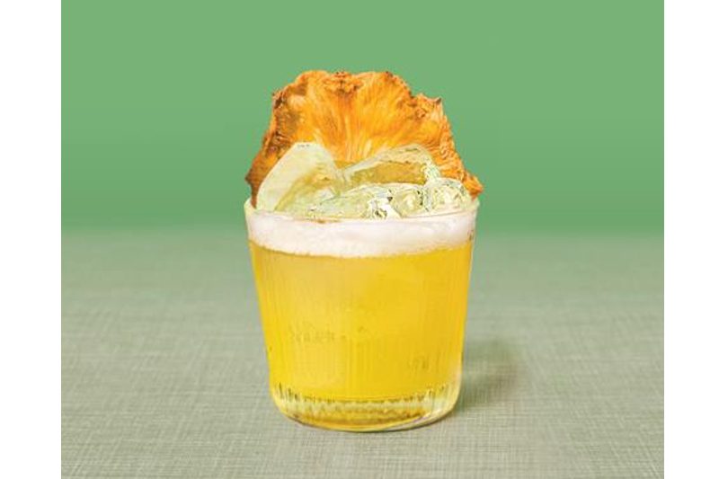 A Pineapple Jalapeño Margarita from Seedlip Garden 108.