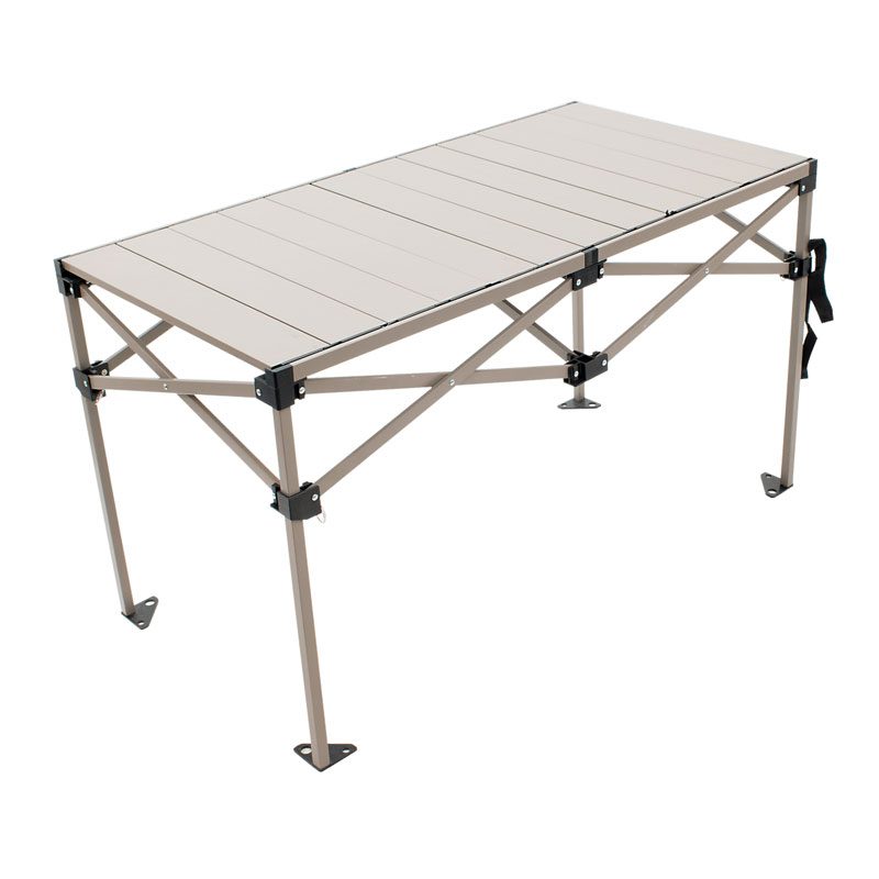 Rio Gear Folding Aluminum Camp Table on a white background.