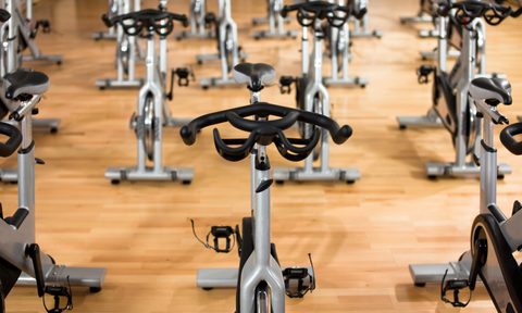 Stationary exercise bikes