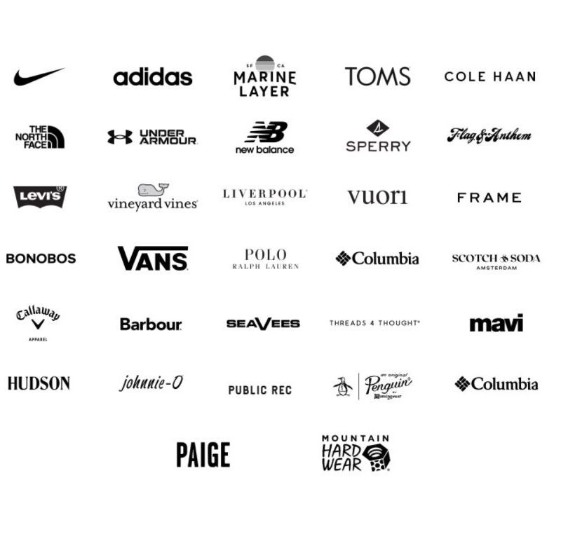 Stitch Fix brand styles that are supported.