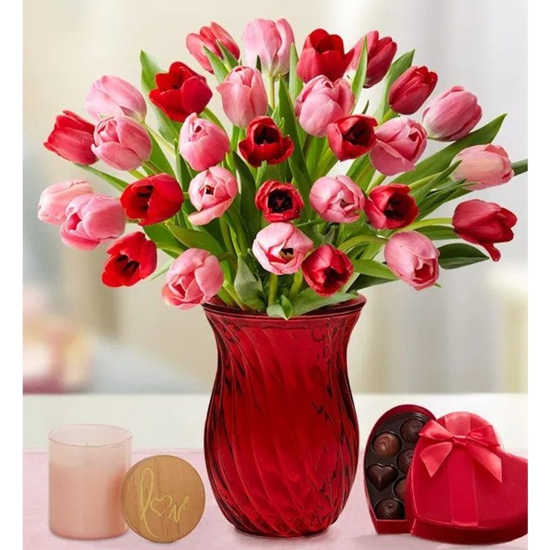 Sweetest Love Tulips from 1800flowers.