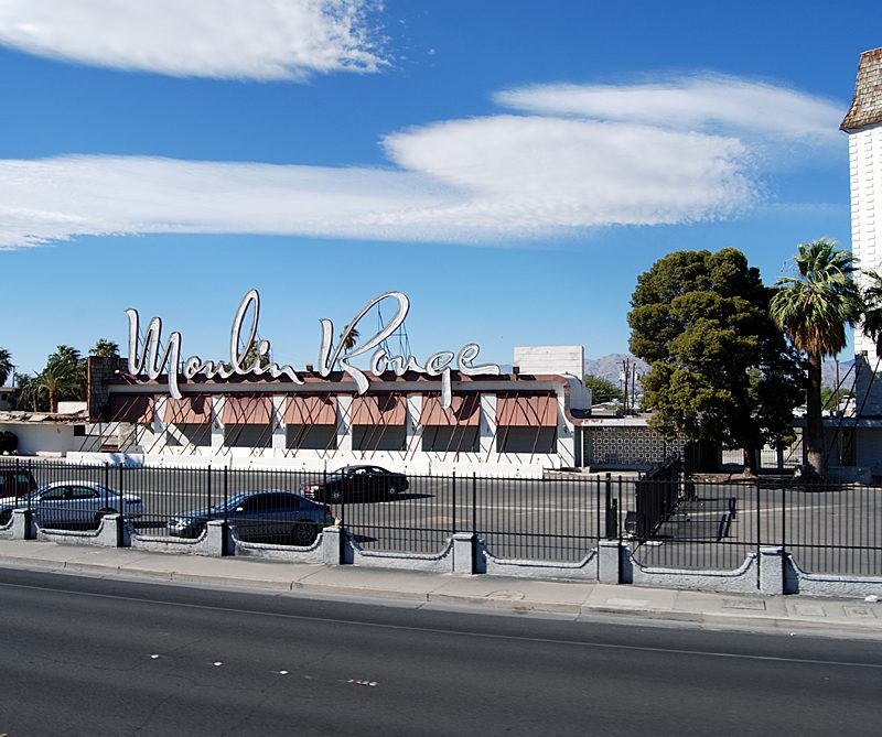 The Moulin Rouge Casino in Las Vegas, Nevada.