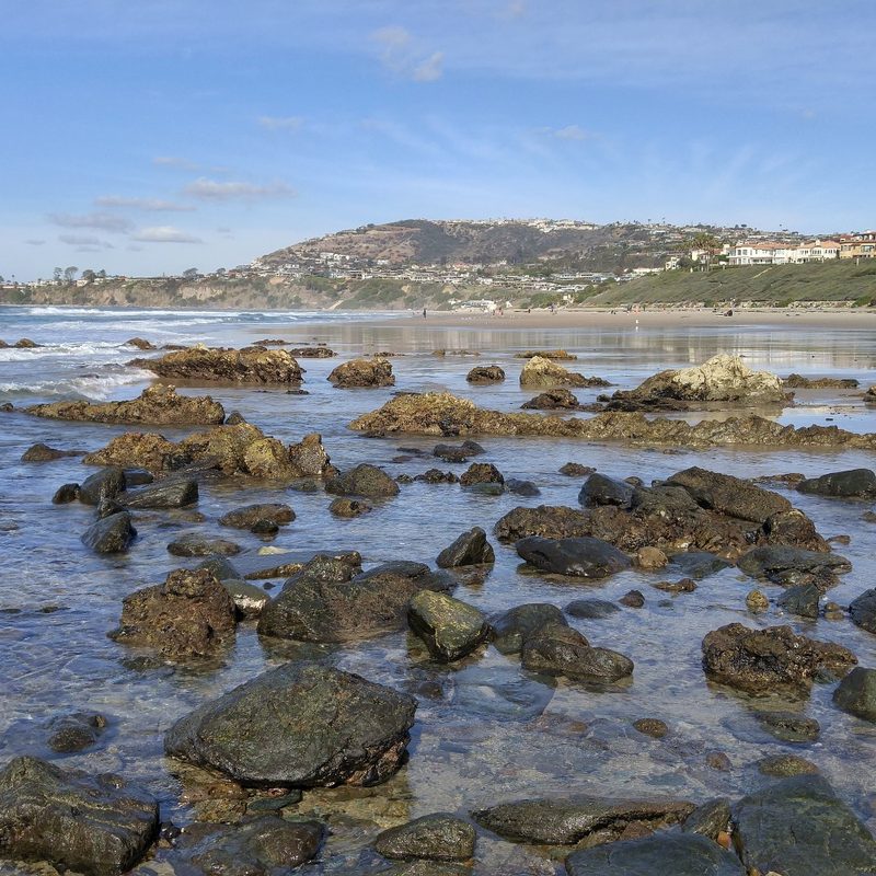 A tide pool at Salt Creek Beach in Dana Point, California.