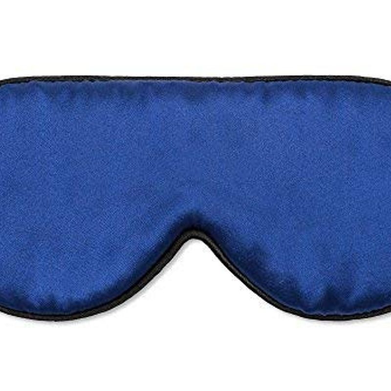 A Morus Studio organic mulberry silk sleep mask.