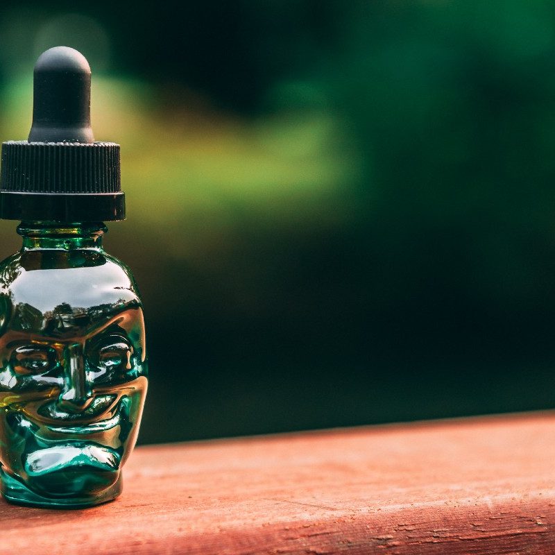 A bottle of tincture.