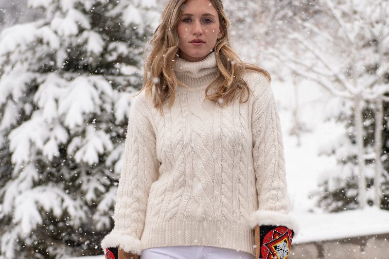 Alps & Meters Cable Knit Sweater