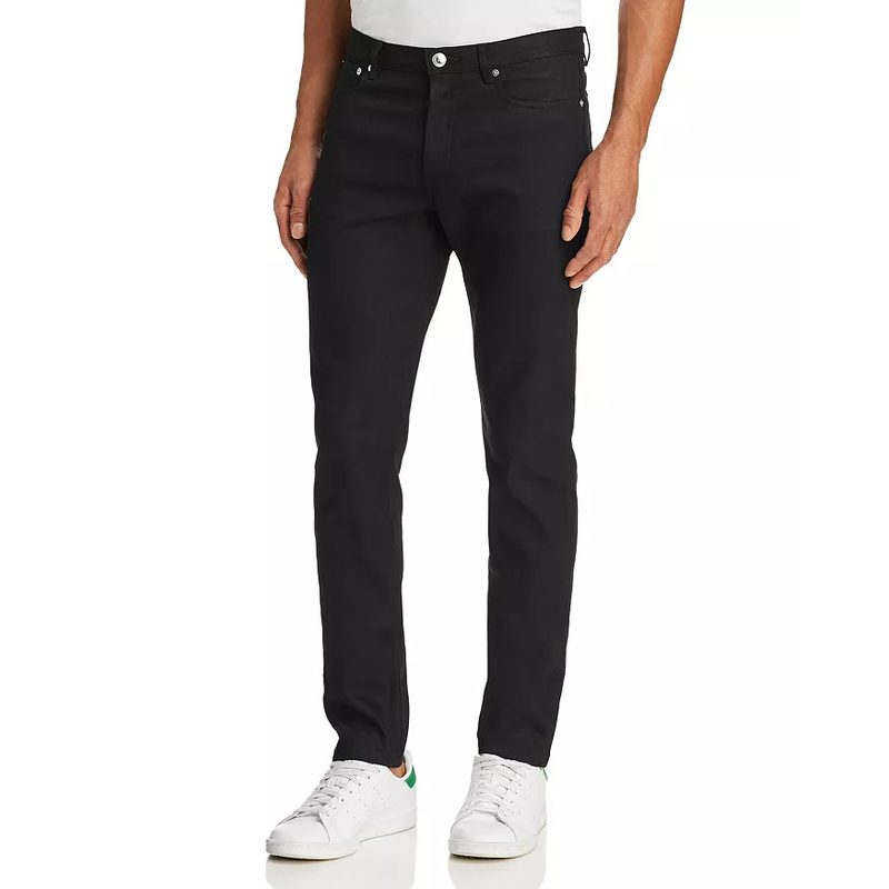 A.P.C. Petit New Standard Slim Fit Jean in Black.