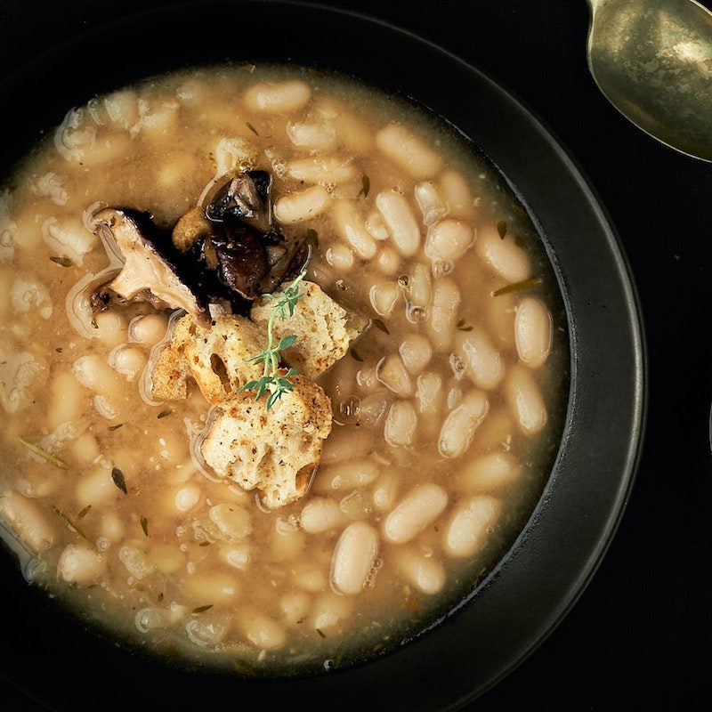 White bean soup.