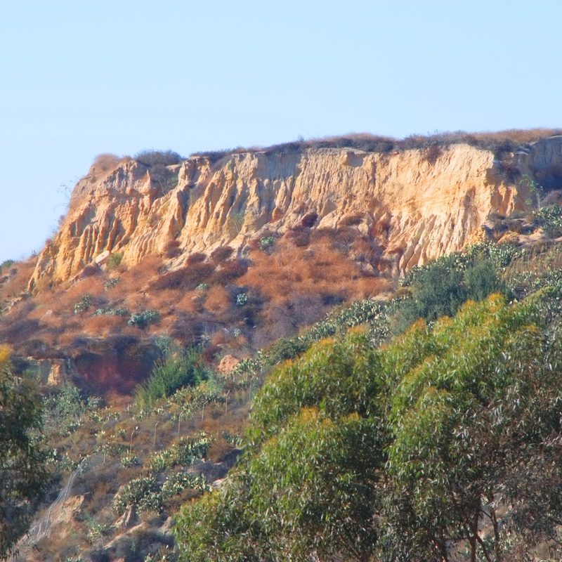 A view of the Coyote Hills from Ralph B. Clark Park in Fullerton, California.